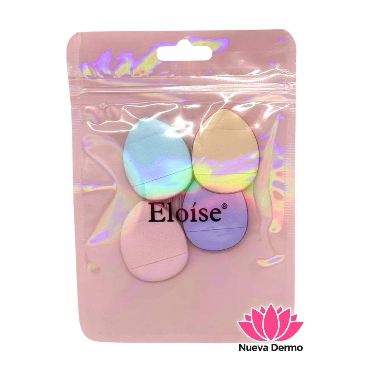 Esponja de maquillaje gota para polvo 4u...