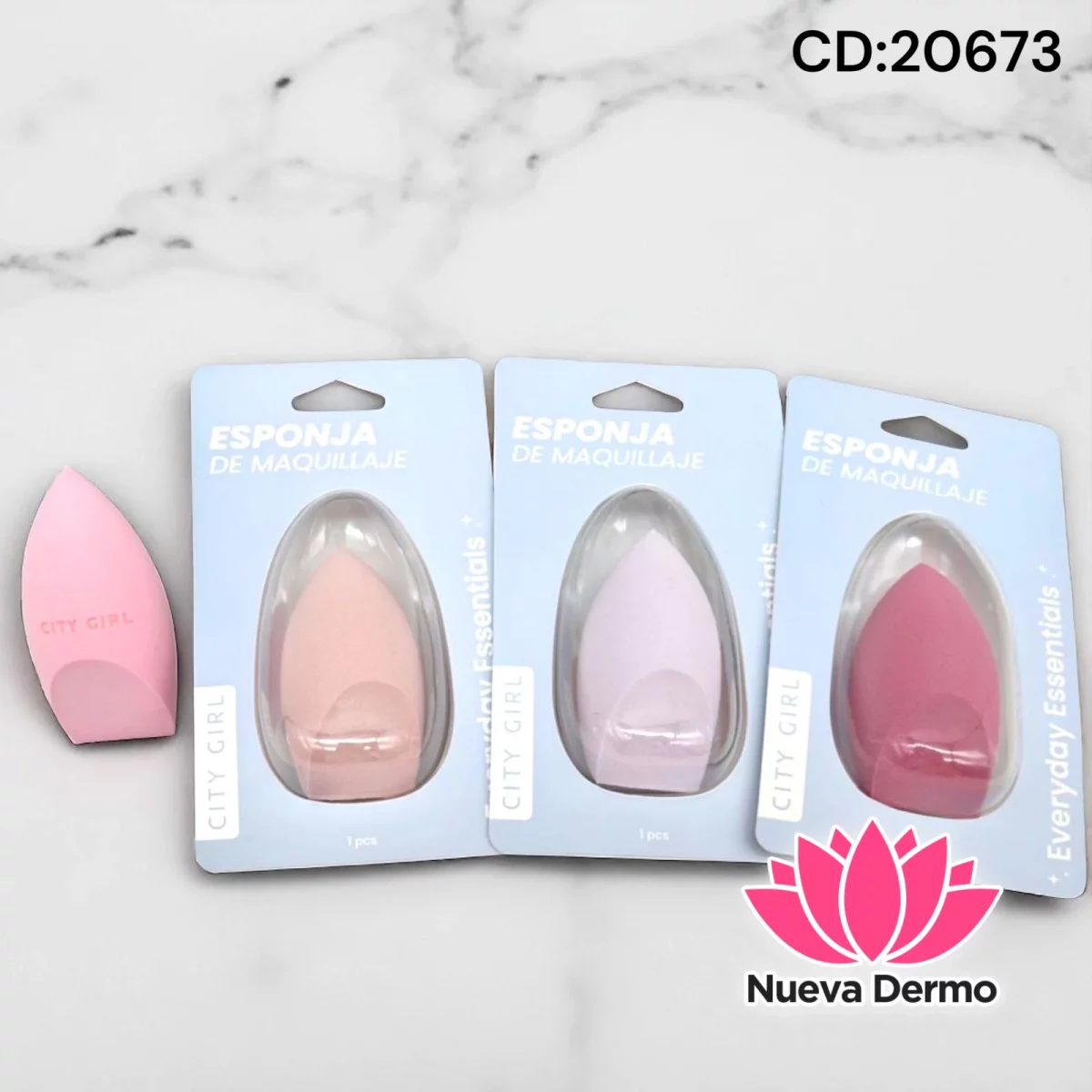 Esponja de maquillaje tipo beauty blender CL-241215/20673