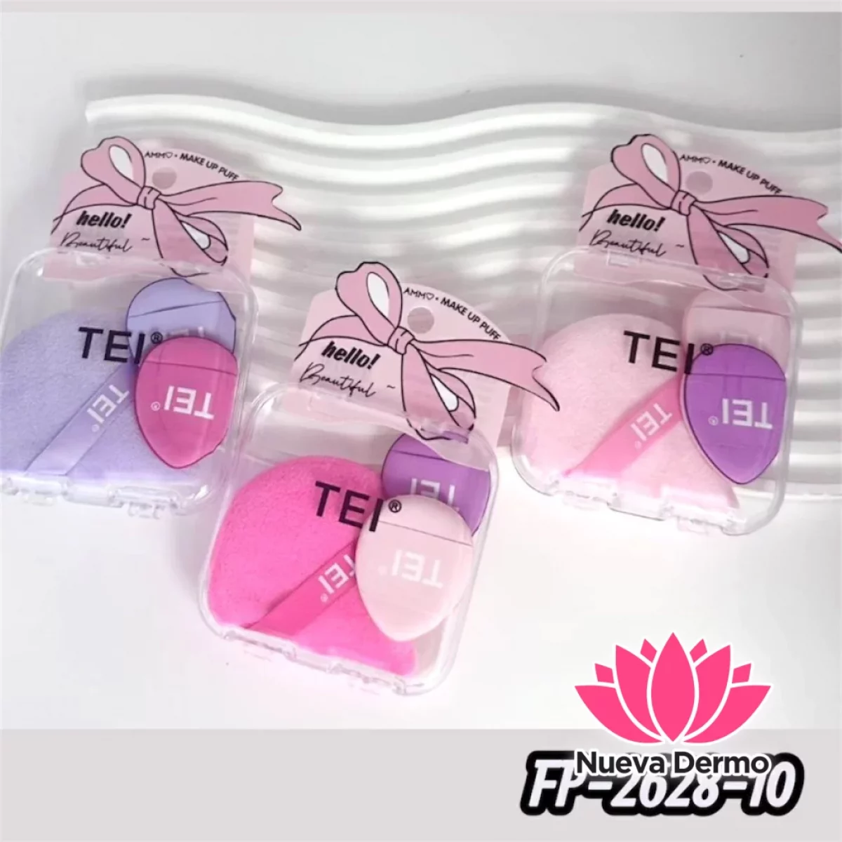 ESPONJA PARA MAQUILLAJE TEI CD: FP-2628-10