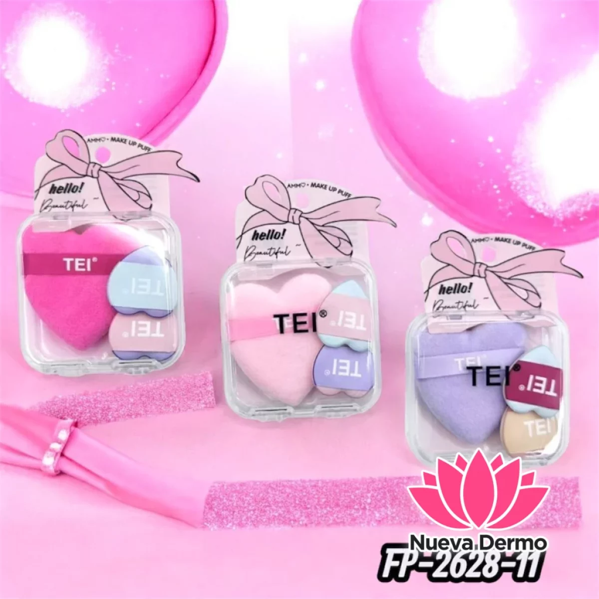 ESPONJA PARA MAQUILLAJE TEI CD: FP-2628-11