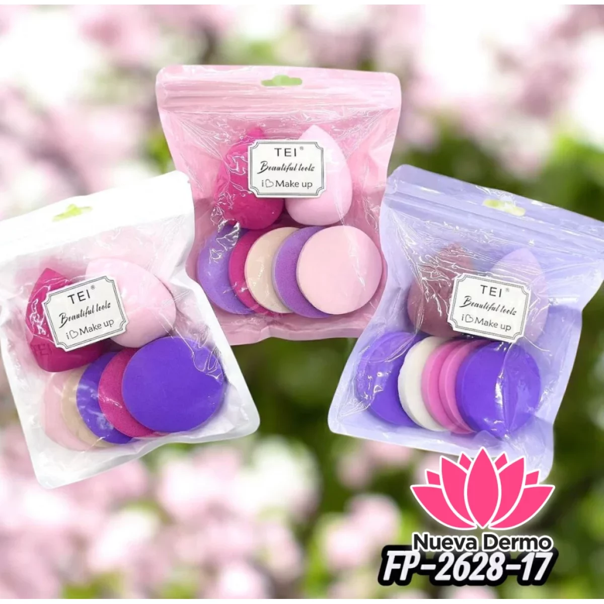 ESPONJA PARA MAQUILLAJE TEI CD: FP-2628-17