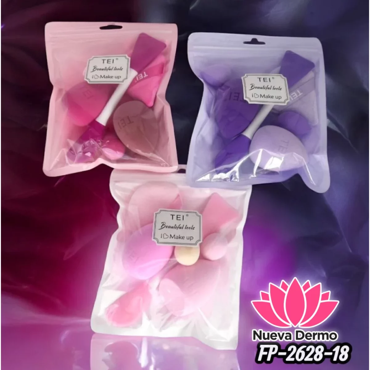 ESPONJA PARA MAQUILLAJE TEI CD: FP-2628-18