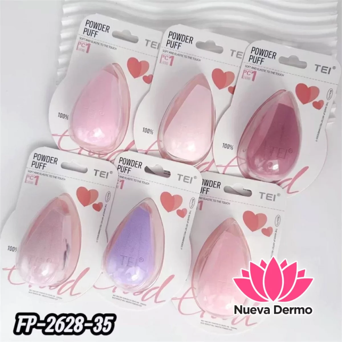ESPONJA PARA MAQUILLAJE TEI CD: FP-2628-35