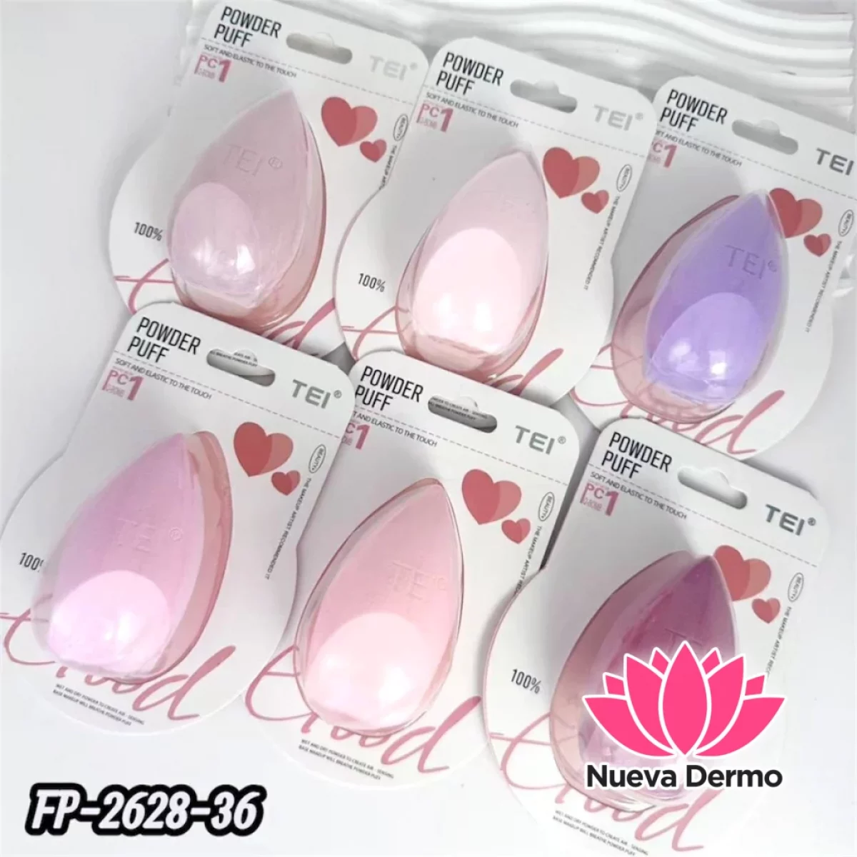 ESPONJA PARA MAQUILLAJE TEI CD: FP-2628-36