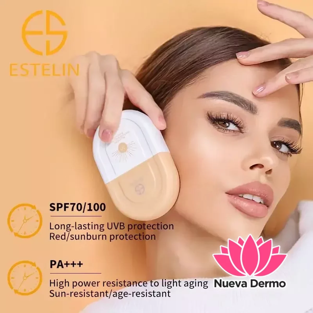 ESTELIN All in One Multi-Defense Tinted Sun Screen