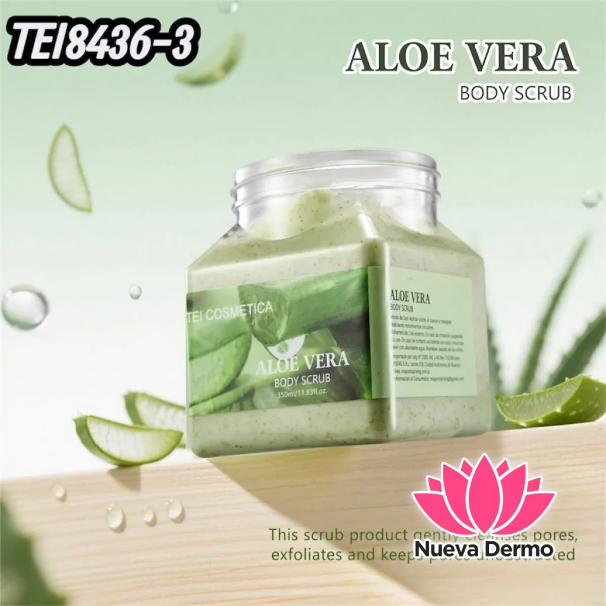 EXFOLIANTE CON ALOE VERA CD： TEI8436-3