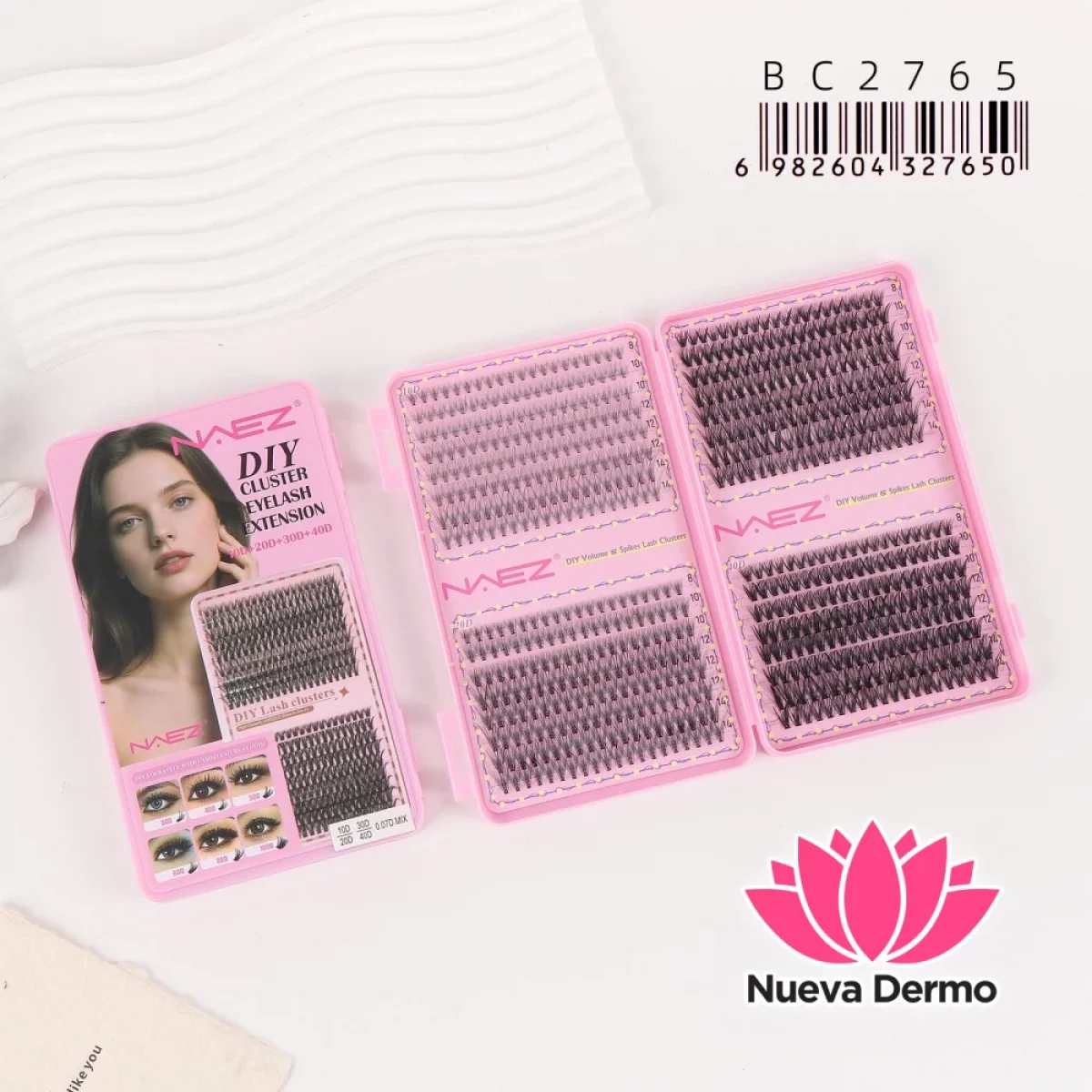 Extensiones de Pestañas 10D+20D+30D+40D Diy Naez BC2765/27650