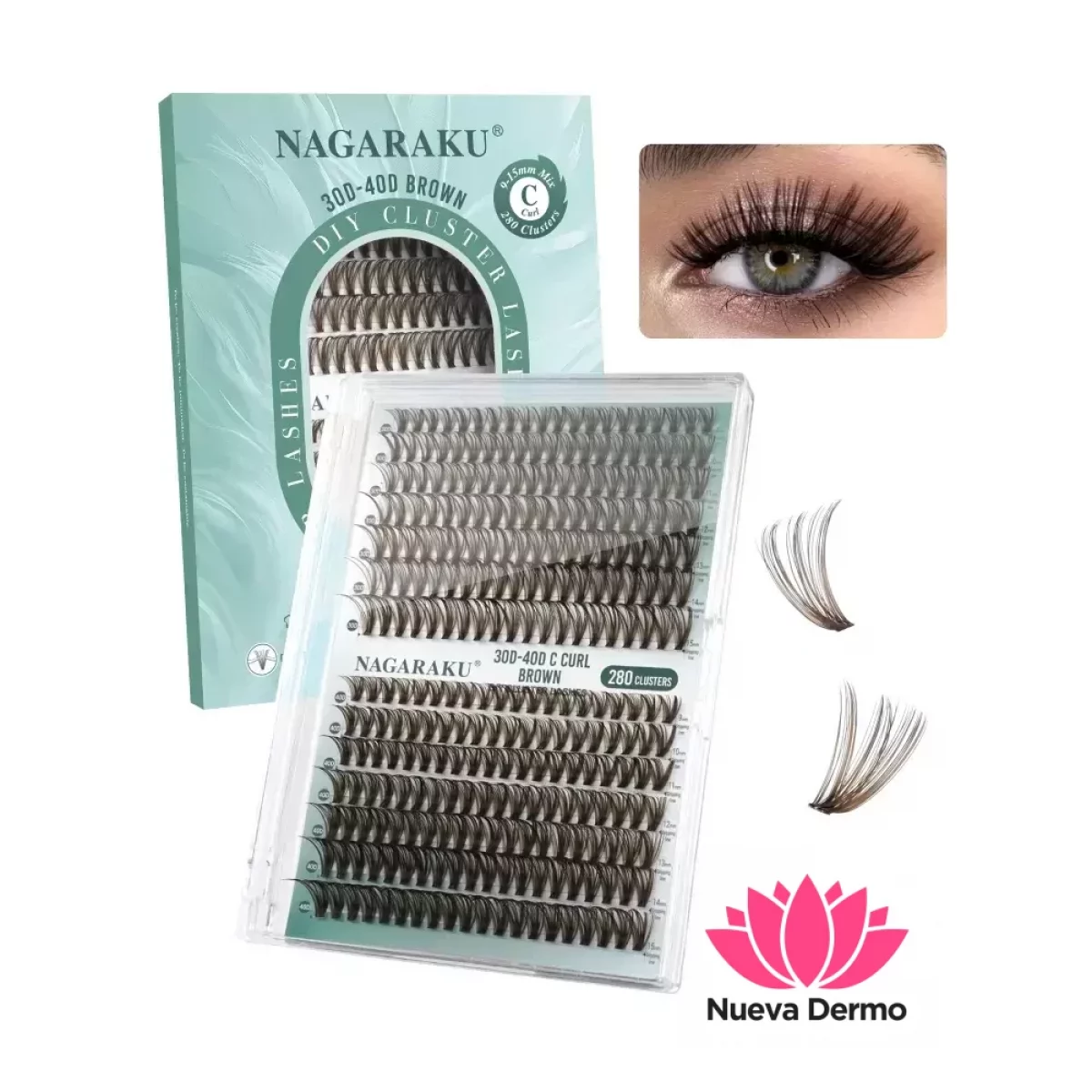 Extensiones de Pestañas 30D y 40D MIX