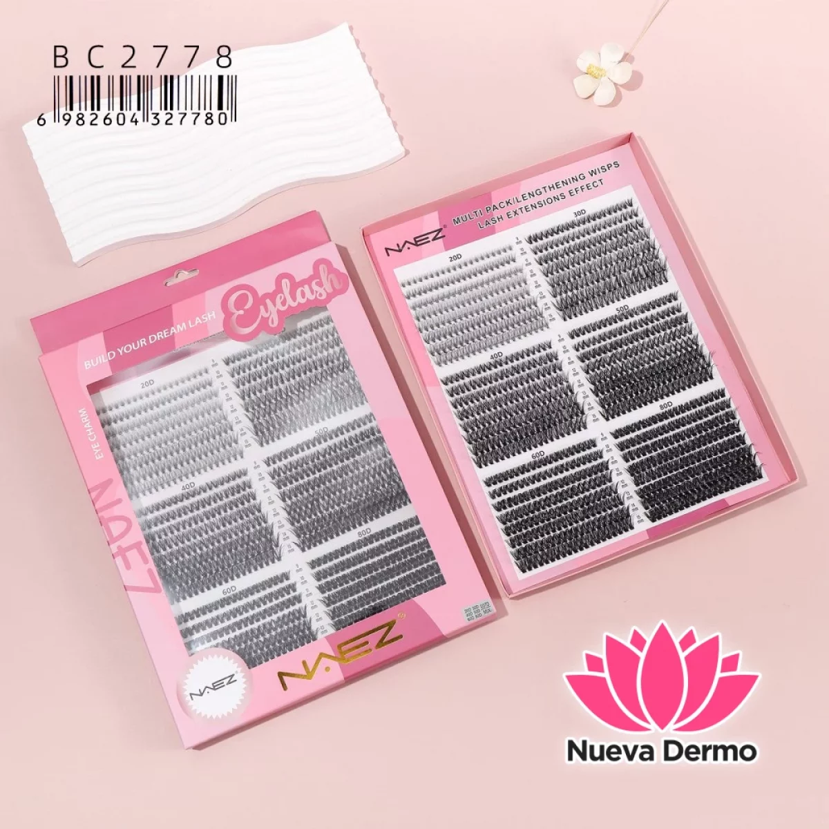 Extensiones de Pestañas en Racimo (Diy) Naez BC2778/27780