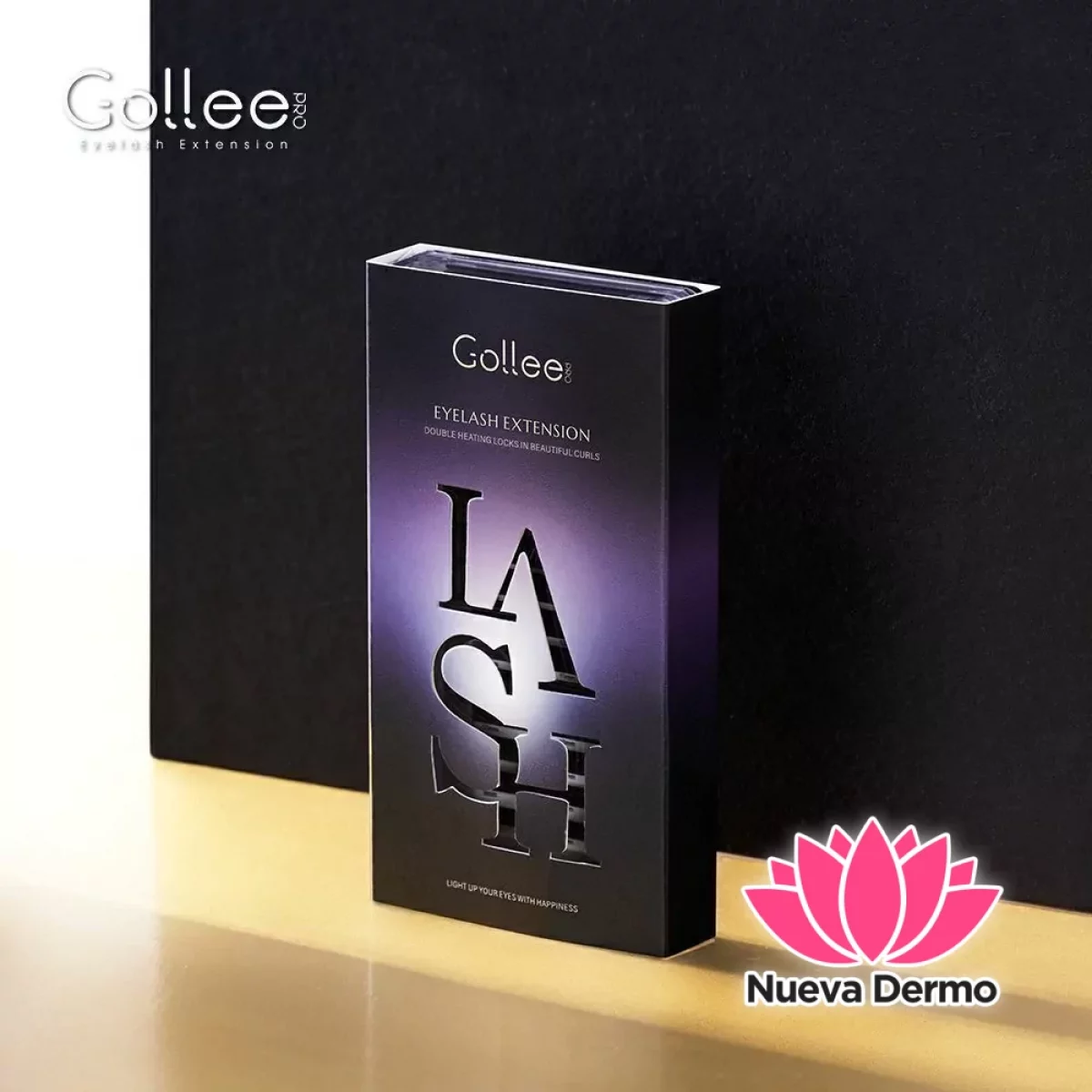 Extensiones de Pestañas Gollee 4D 0.07C...