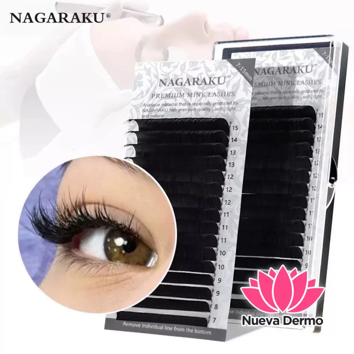 Extensiones de Pestañas Nagaraku 0.05D MIX BC1167/67373
