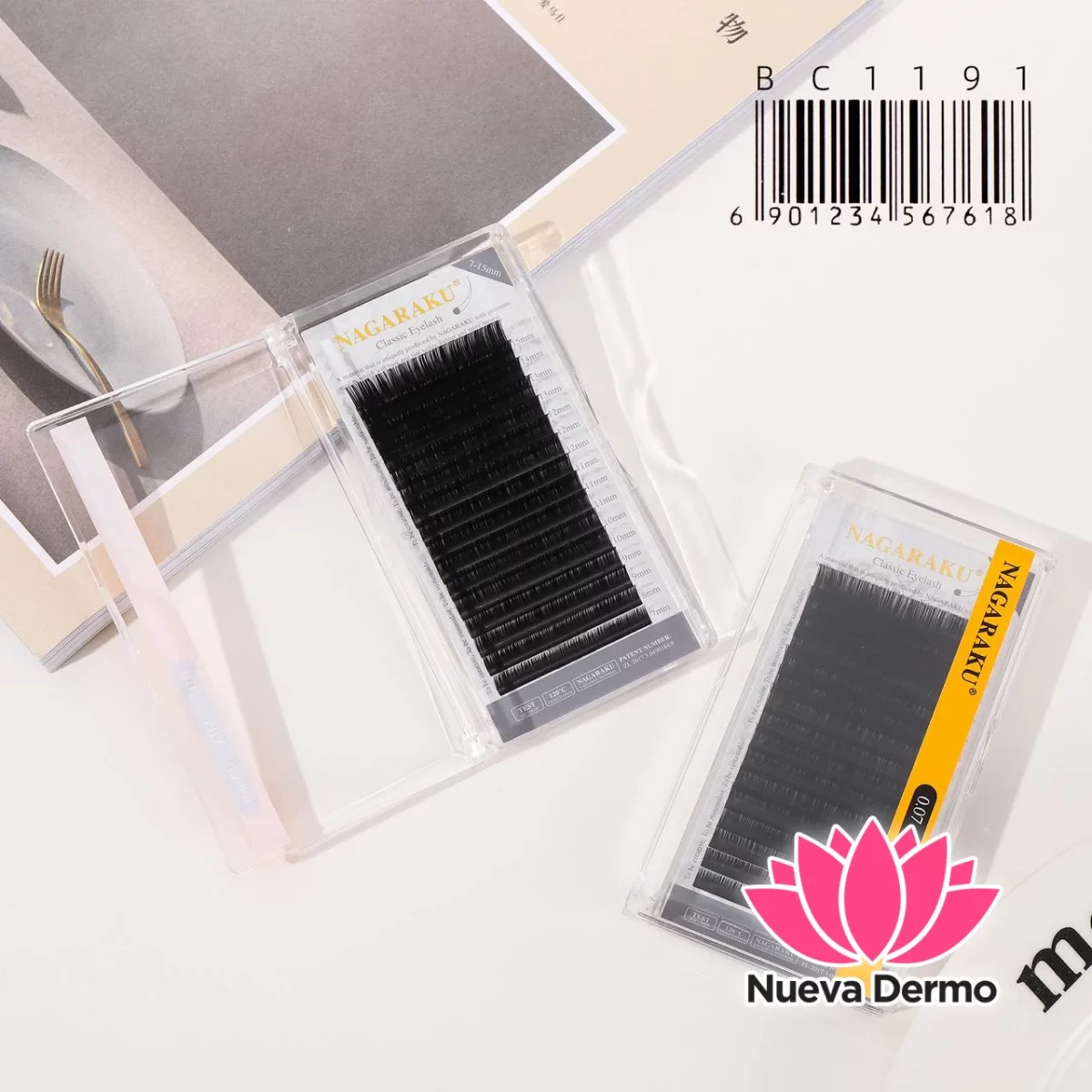 Extensiones de Pestañas Nagaraku 0.07C MIX BC1191/67618