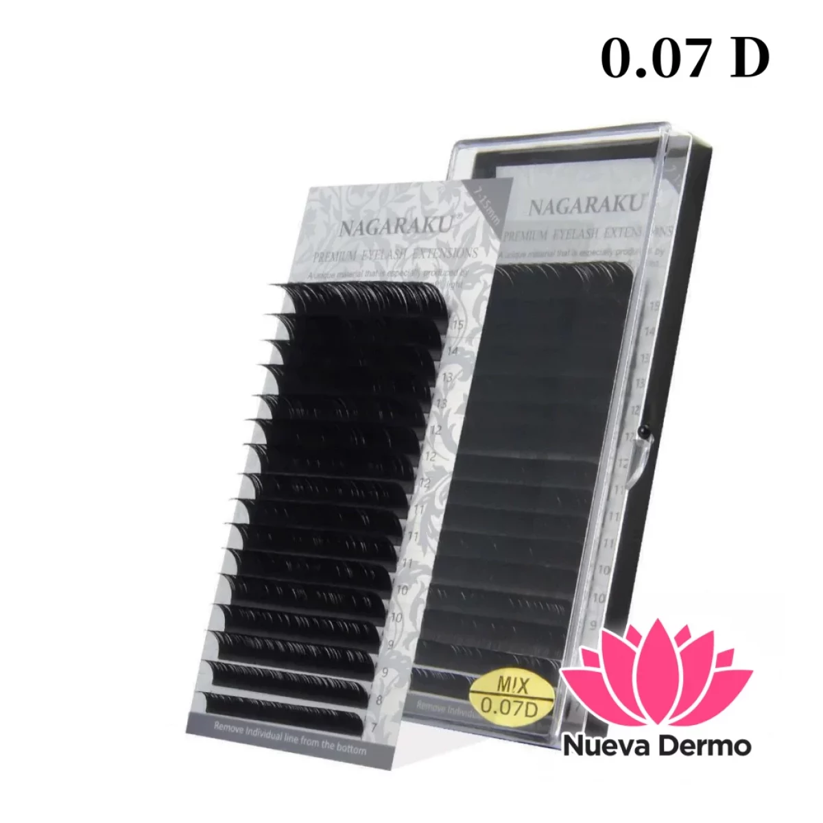 Nagaraku Pestañas Mix 0.07 D
