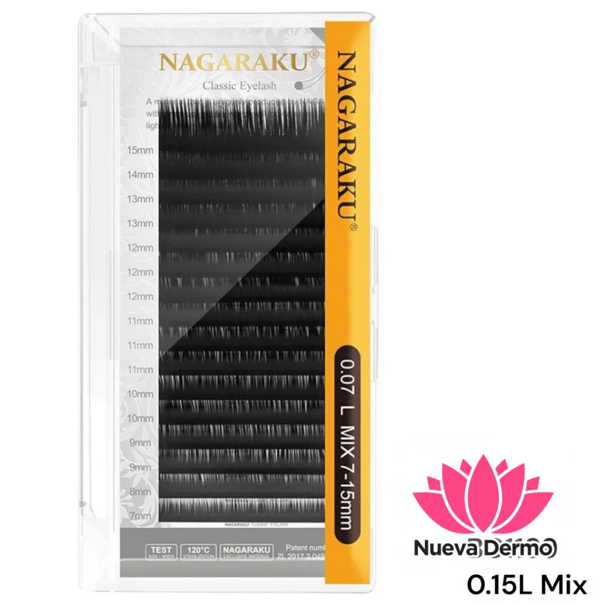 Extensiones de Pestañas Nagaraku 0.15L MIX BC1189