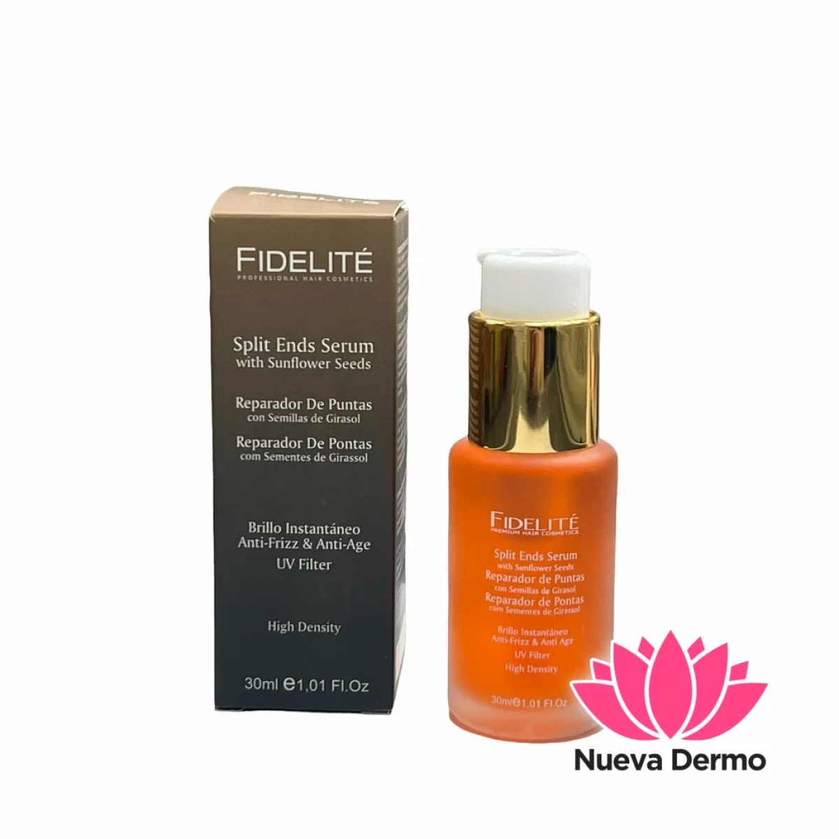 FIDELITE REPARADOR DE PUNTAS C/SEMILLAS DE GIRASOL 30ML ART.708 7798135960179