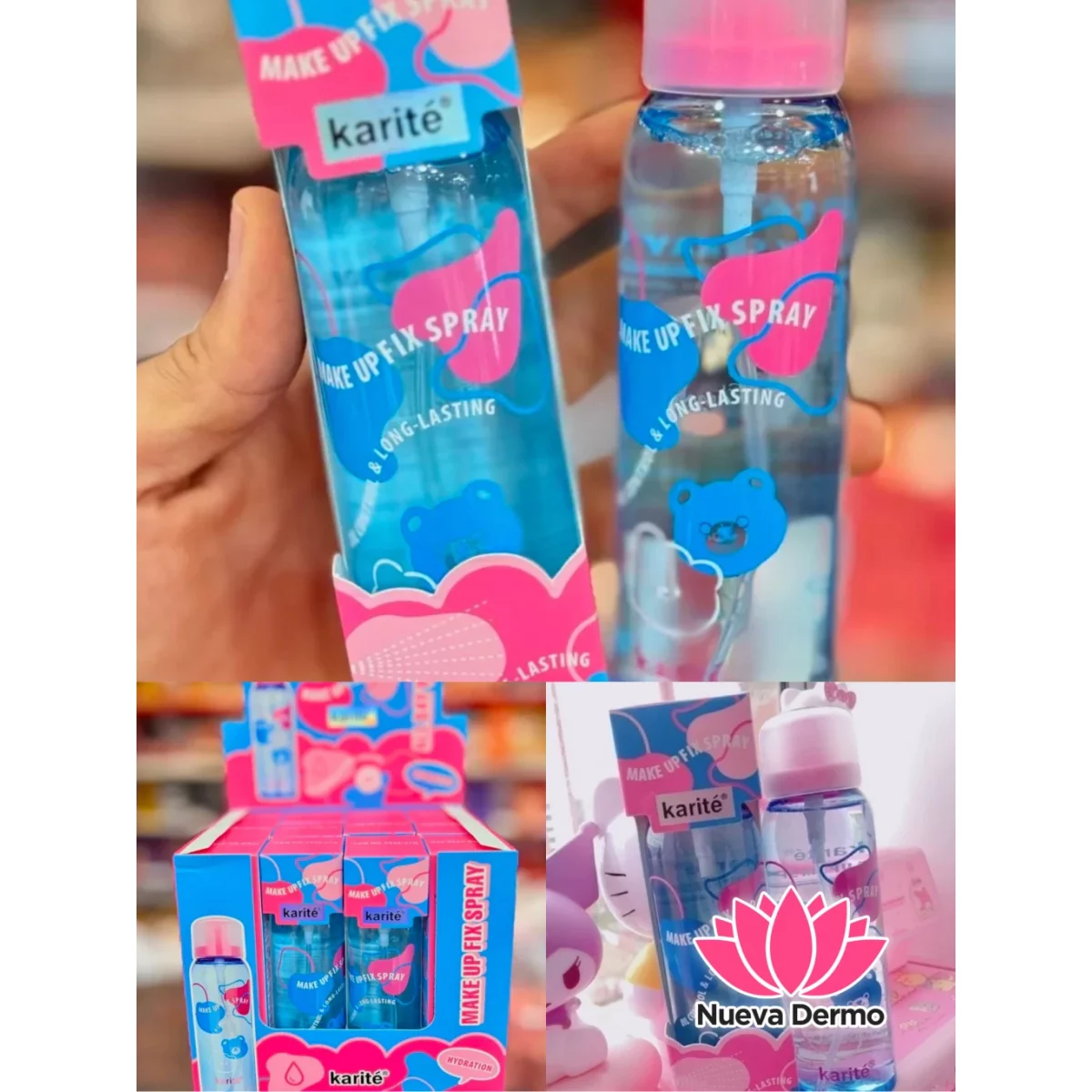 FIJADOR DE MAQUILLAJE MARCA KARITE
