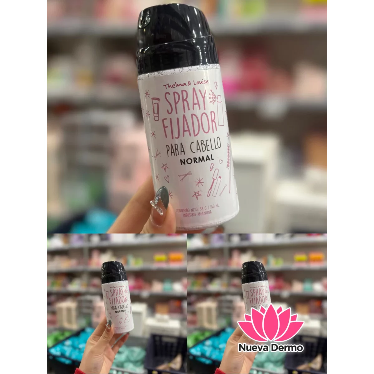 FIJADOR SPRAY PARA CABELLO NORMAL DE THELMA&LOUISE