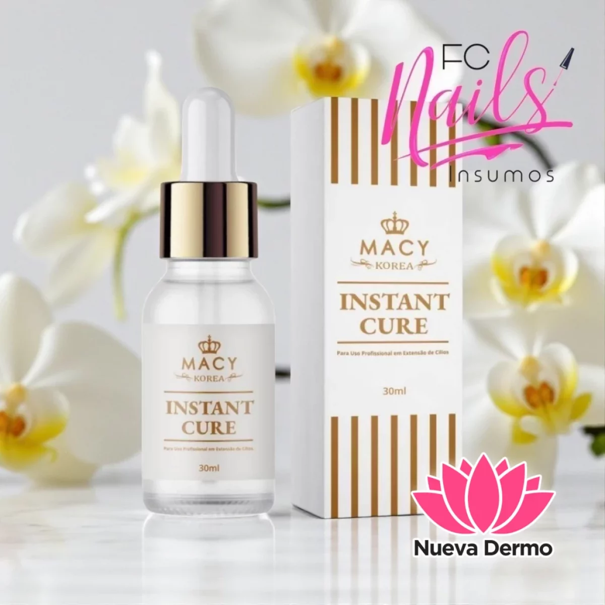 Finalizador/ Acelerador de Adhesivo Pestañas - Macy Korea