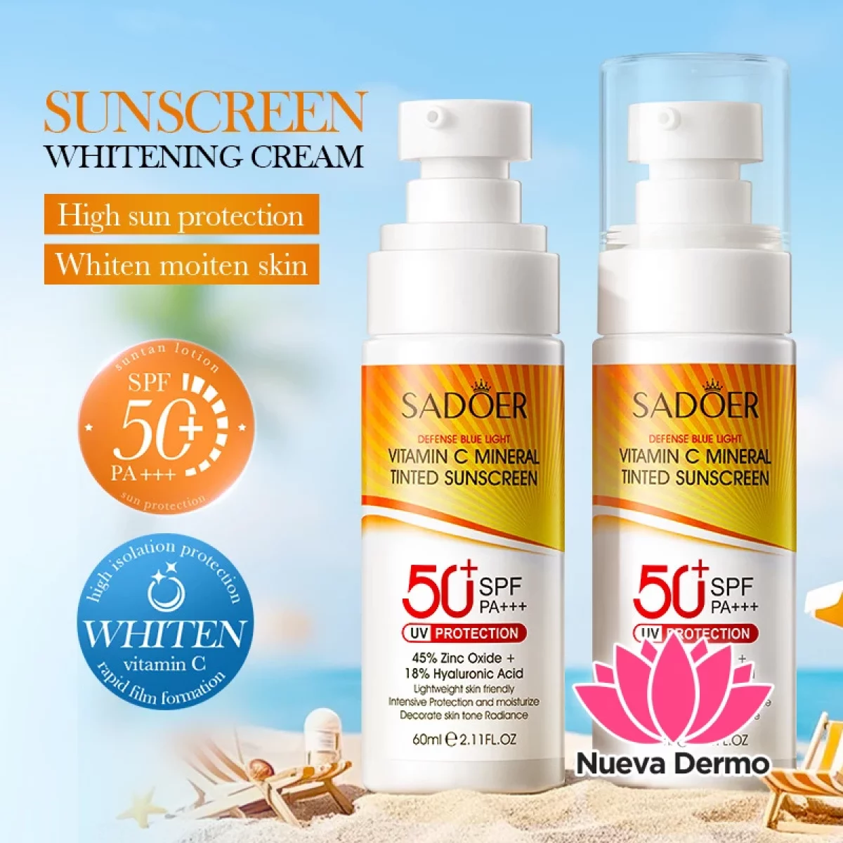 Fotoprotector Mineral con Color y Vitamina C