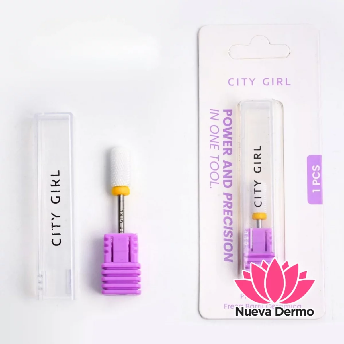 FRESA BARRIL DE CERÁMICA CINTA AMARILLA – CITY GIRL