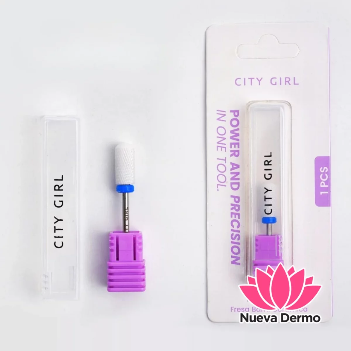 FRESA BARRIL DE CERÁMICA CINTA AZUL – CITY GIRL