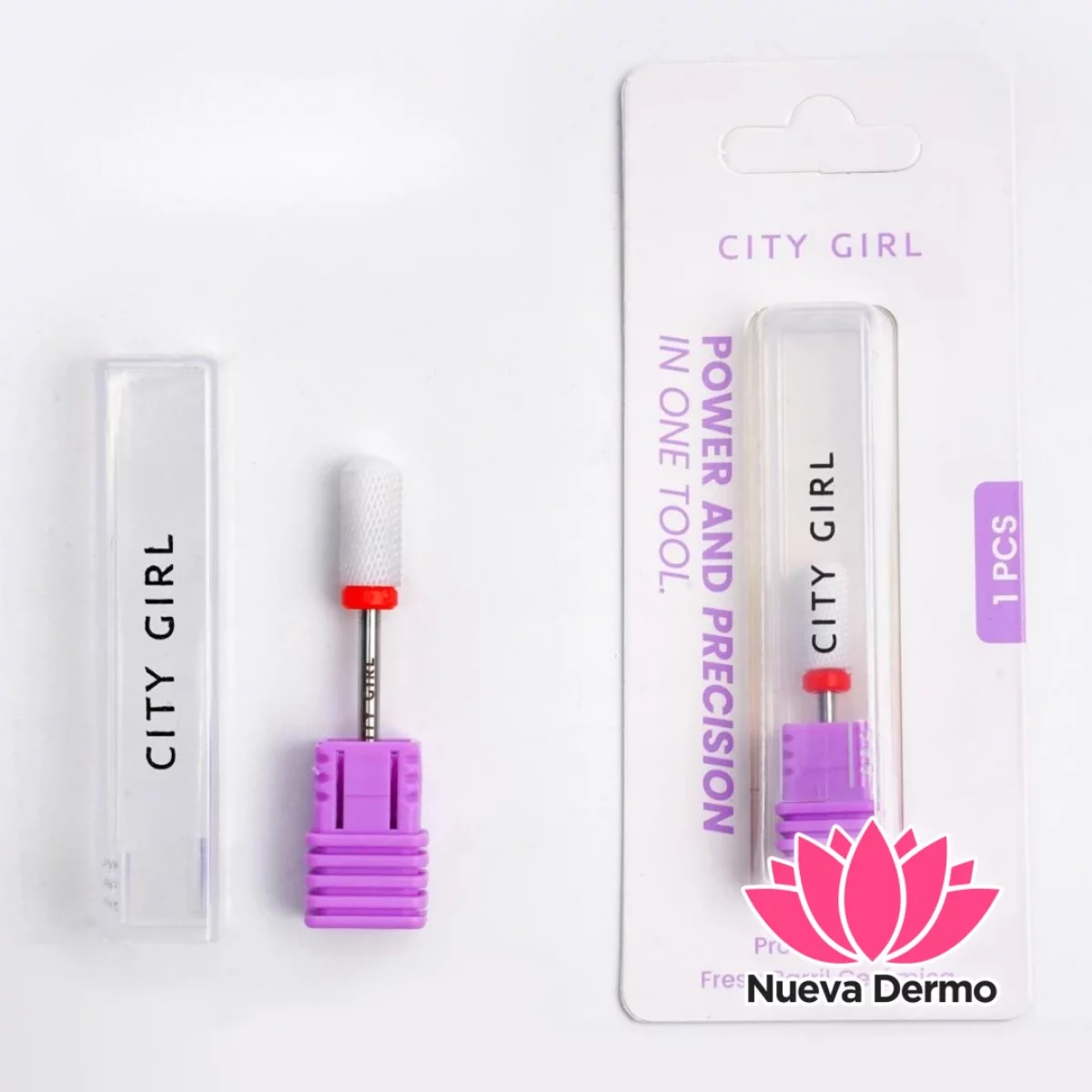 FRESA BARRIL DE CERÁMICA CINTA ROJA – CITY GIRL