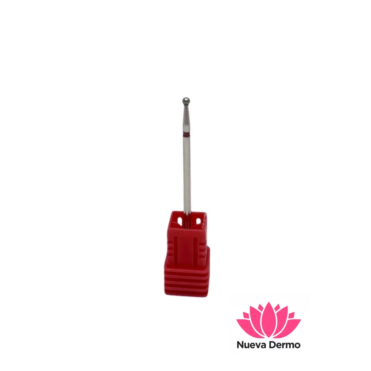 Fresa diamantada esfera roja