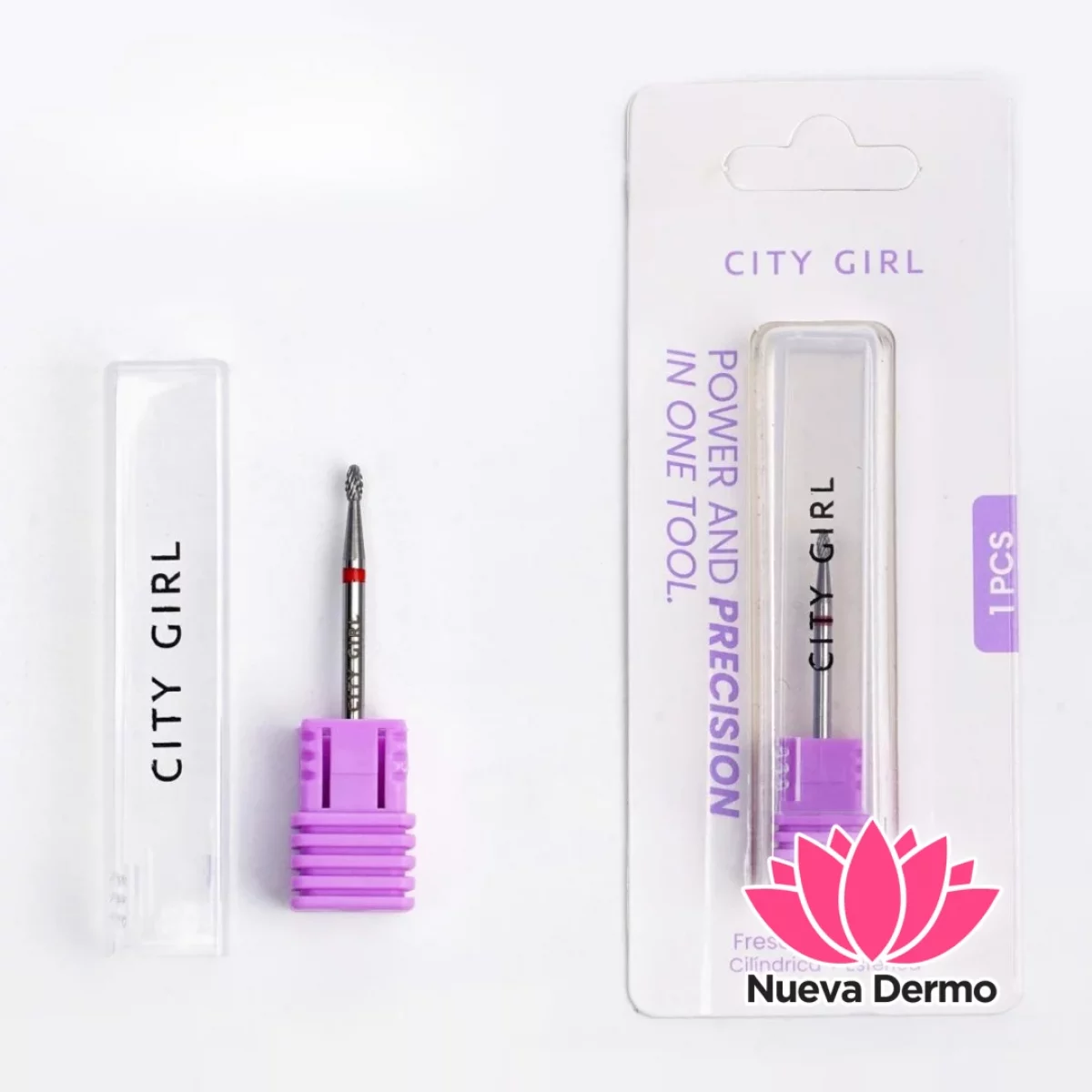 FRESA DOBLE PUNTA CILÍNDRICA + ESFÉRICA DE CARBURO – CITY GIRL