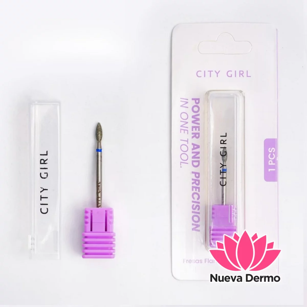 FRESA FLAMA DIAMANTADA CINTA AZUL – CITY GIRL