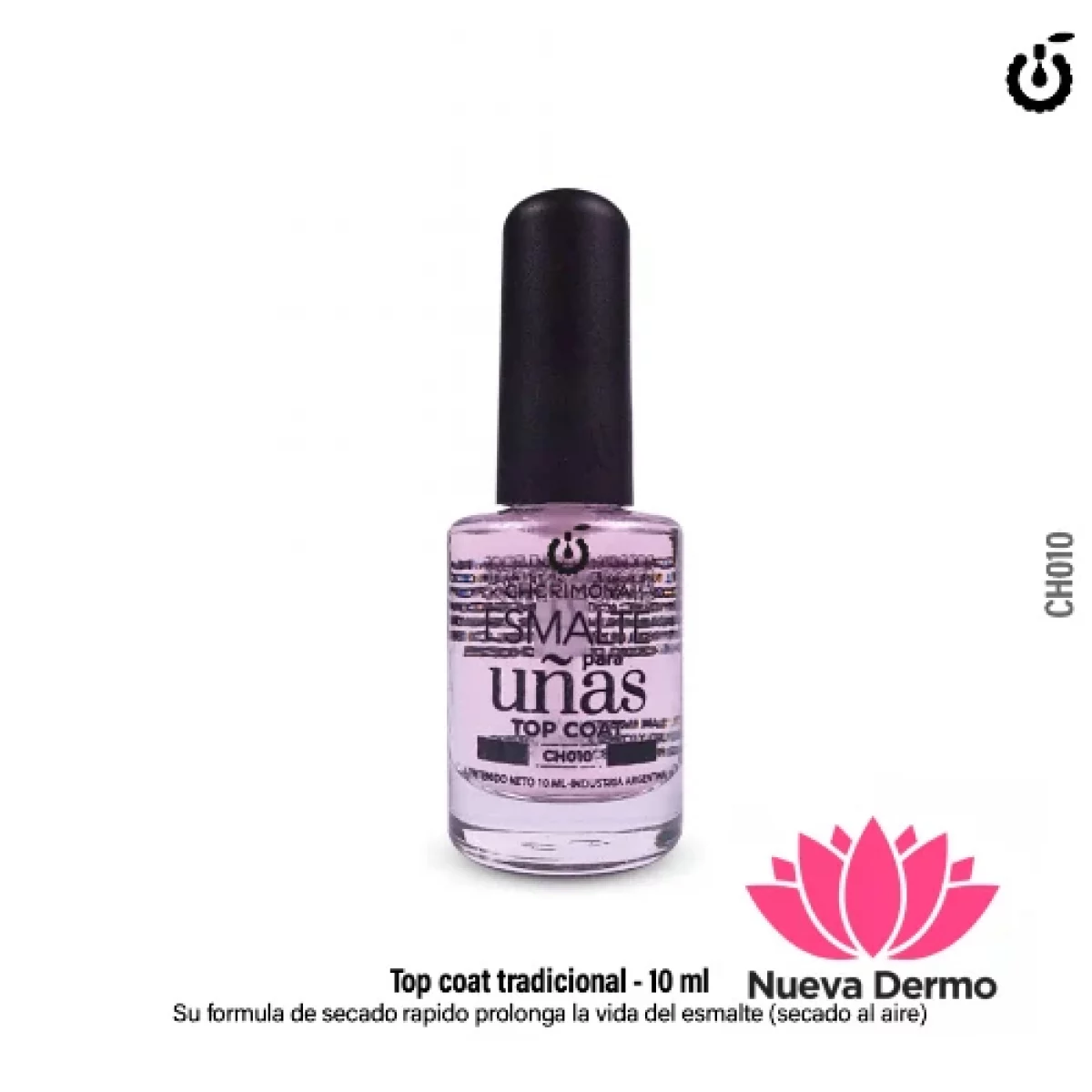 G010-1 Esmalte para uñas Top Coat 10ml -...