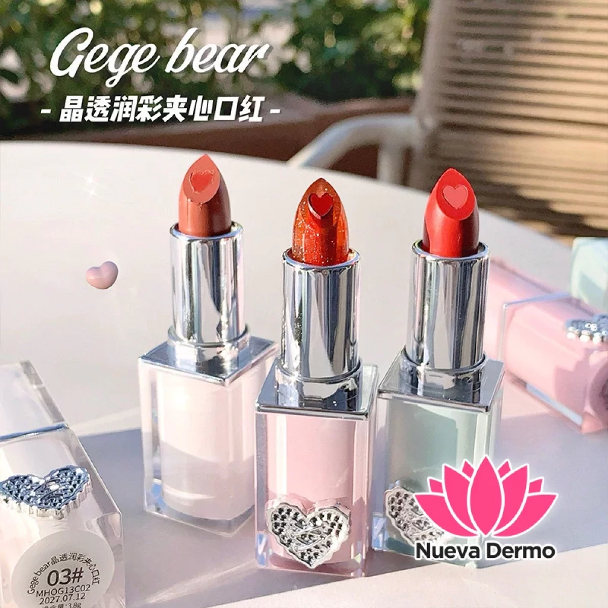 gege bear labial crystal clear color gx1185