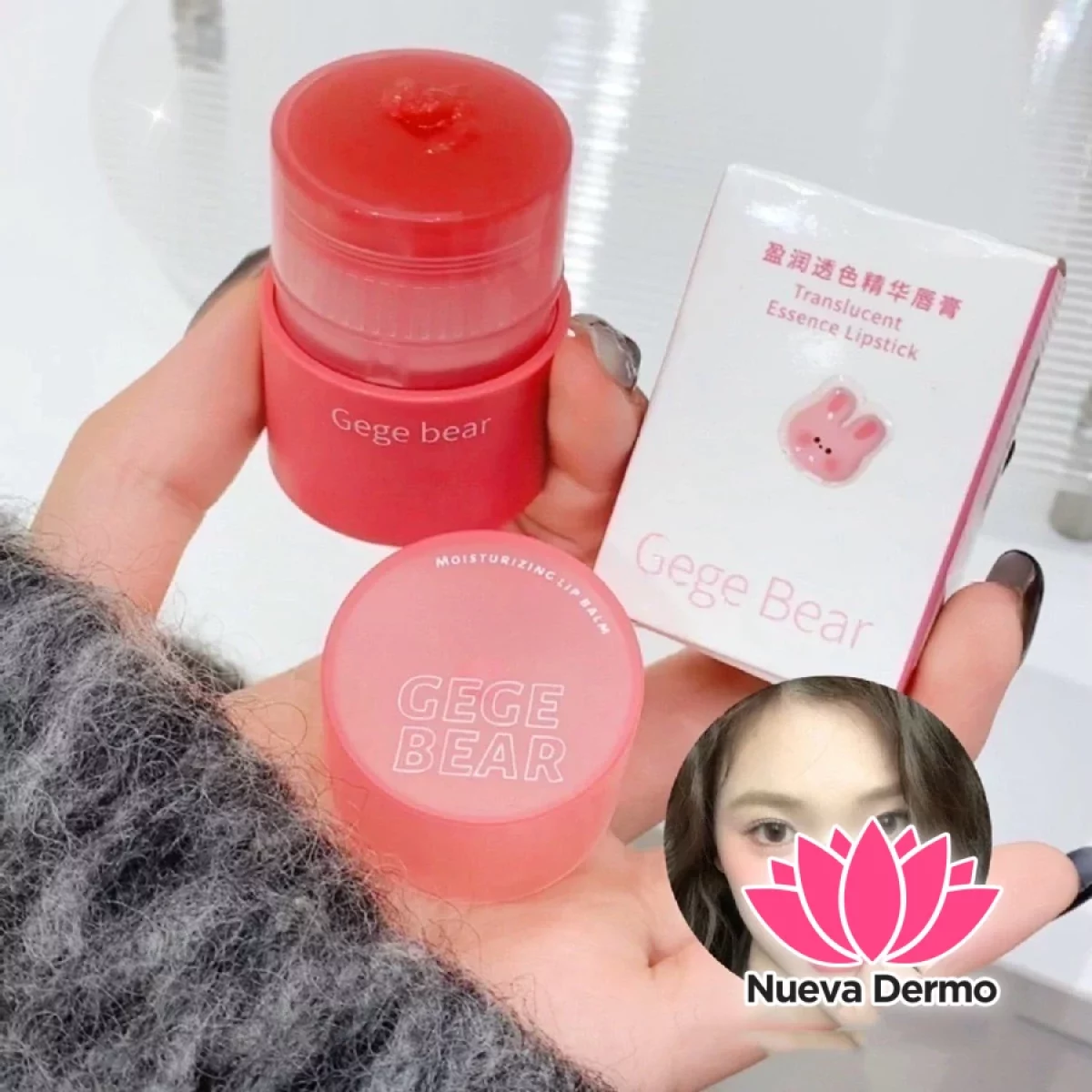 gege bear lip stick transluci gx1118 6tonos