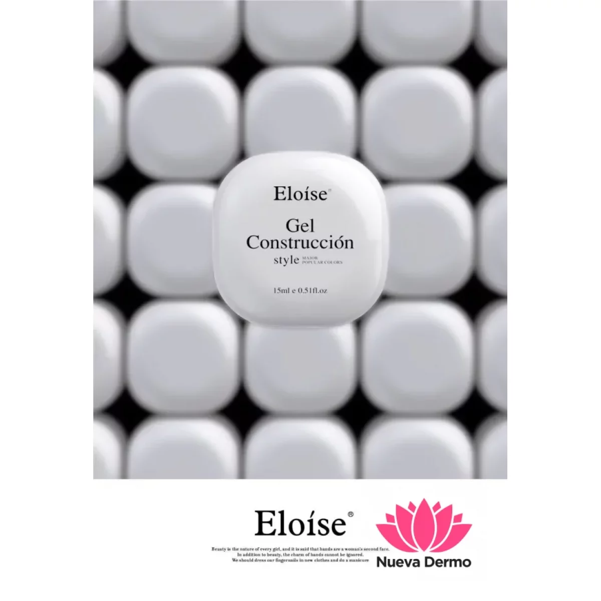 Gel de construccion ELOISE 15ml 10090 APROBADO POR ANMAT
