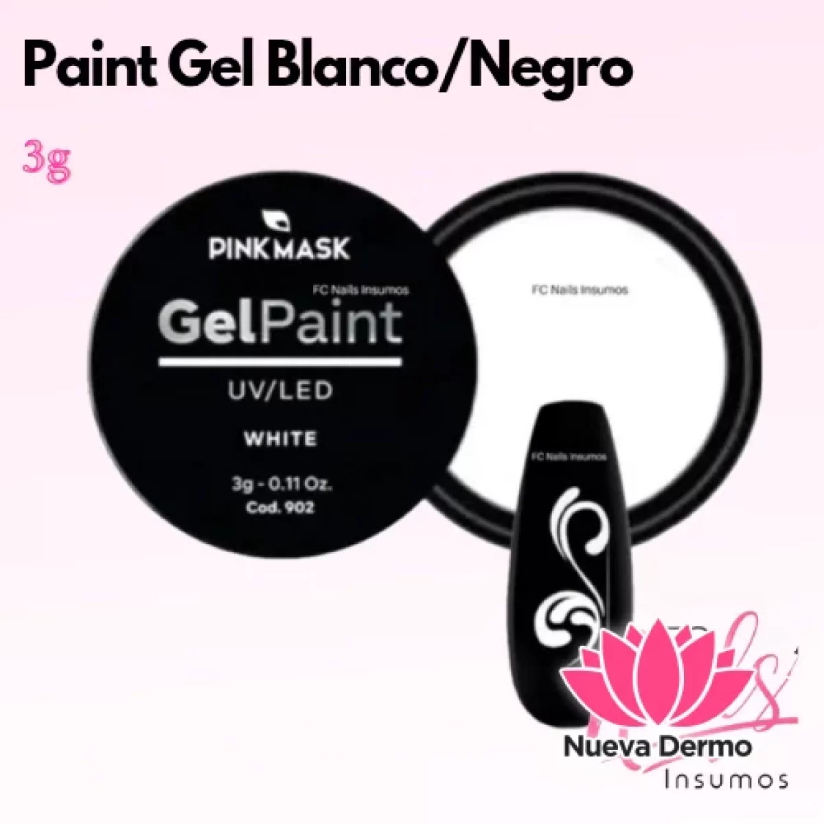 Gel Paint 3 g. - PINK MASK