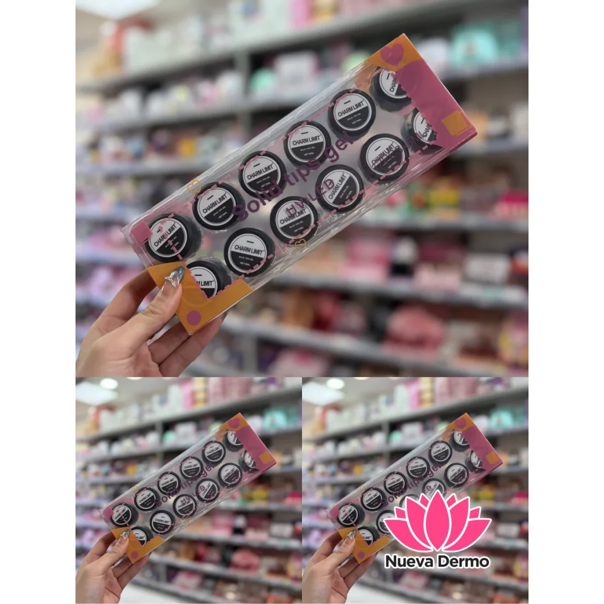 GEL SOLIDO PARA TIPS SOFT GEL CHARMLIMIT