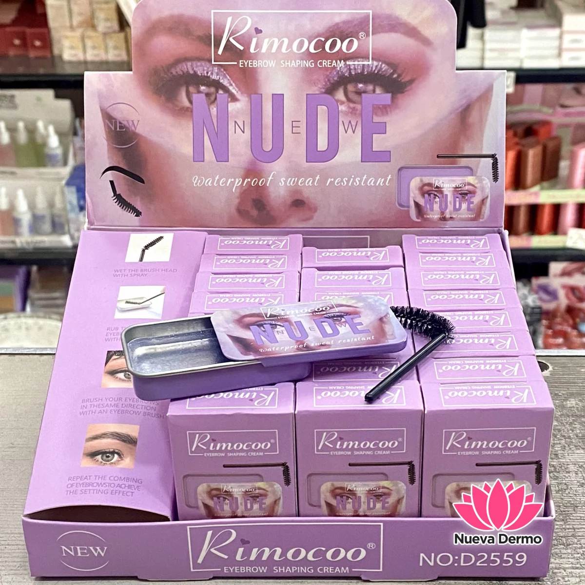 Gel transparente efecto laminado de cejas Rimocco #D2559