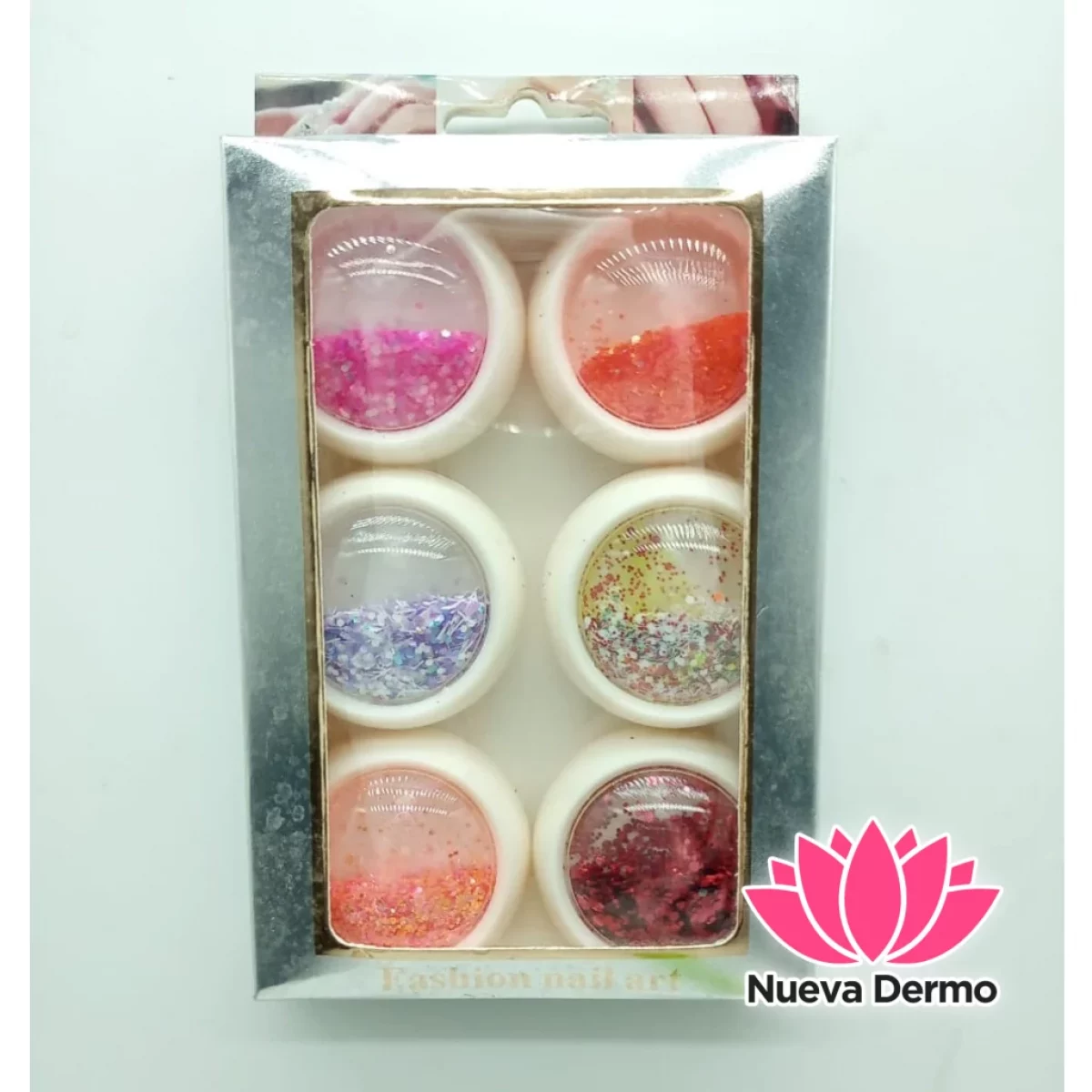 Glitter para Uñas x6
