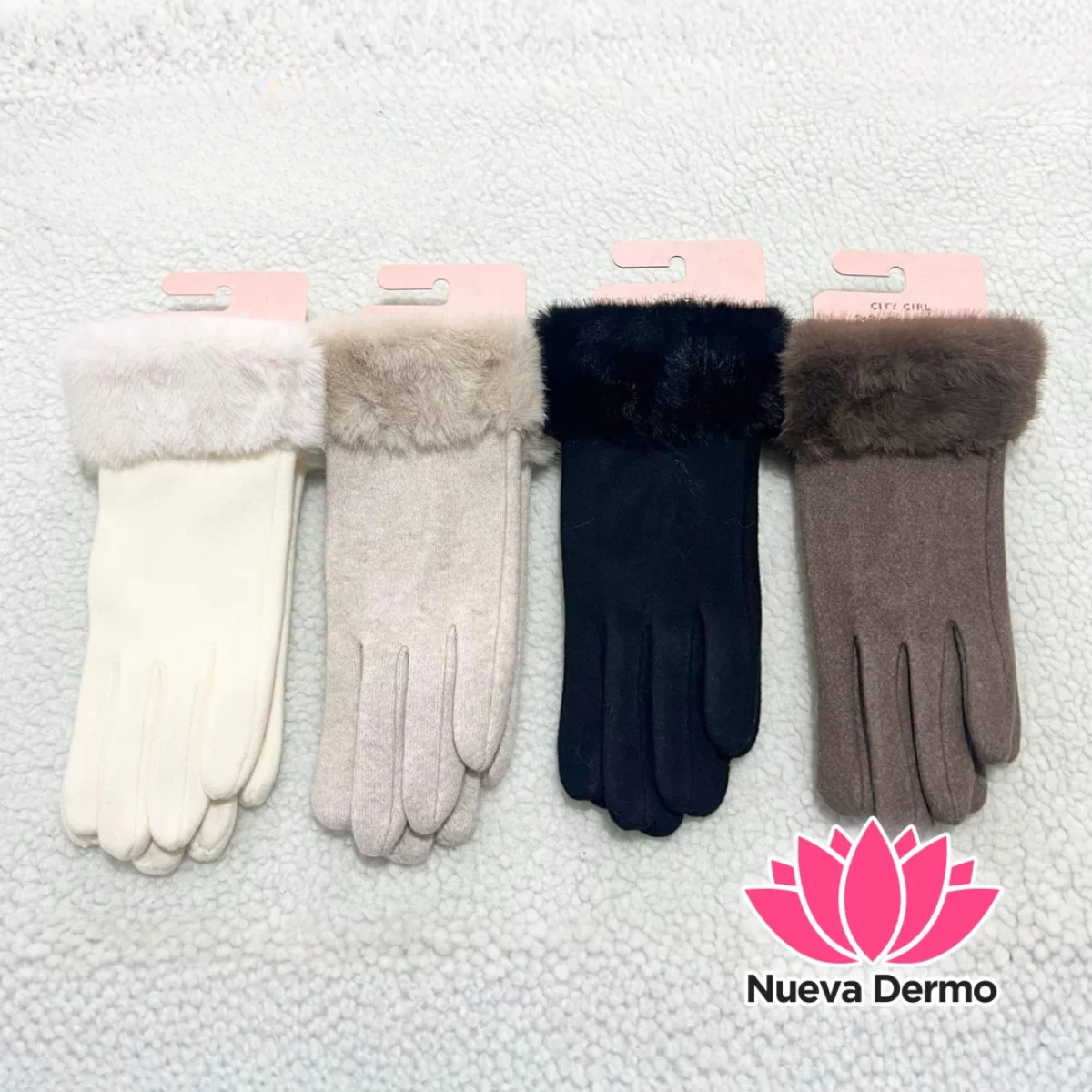 GUANTES CON PELUCHE – CITY GIRL