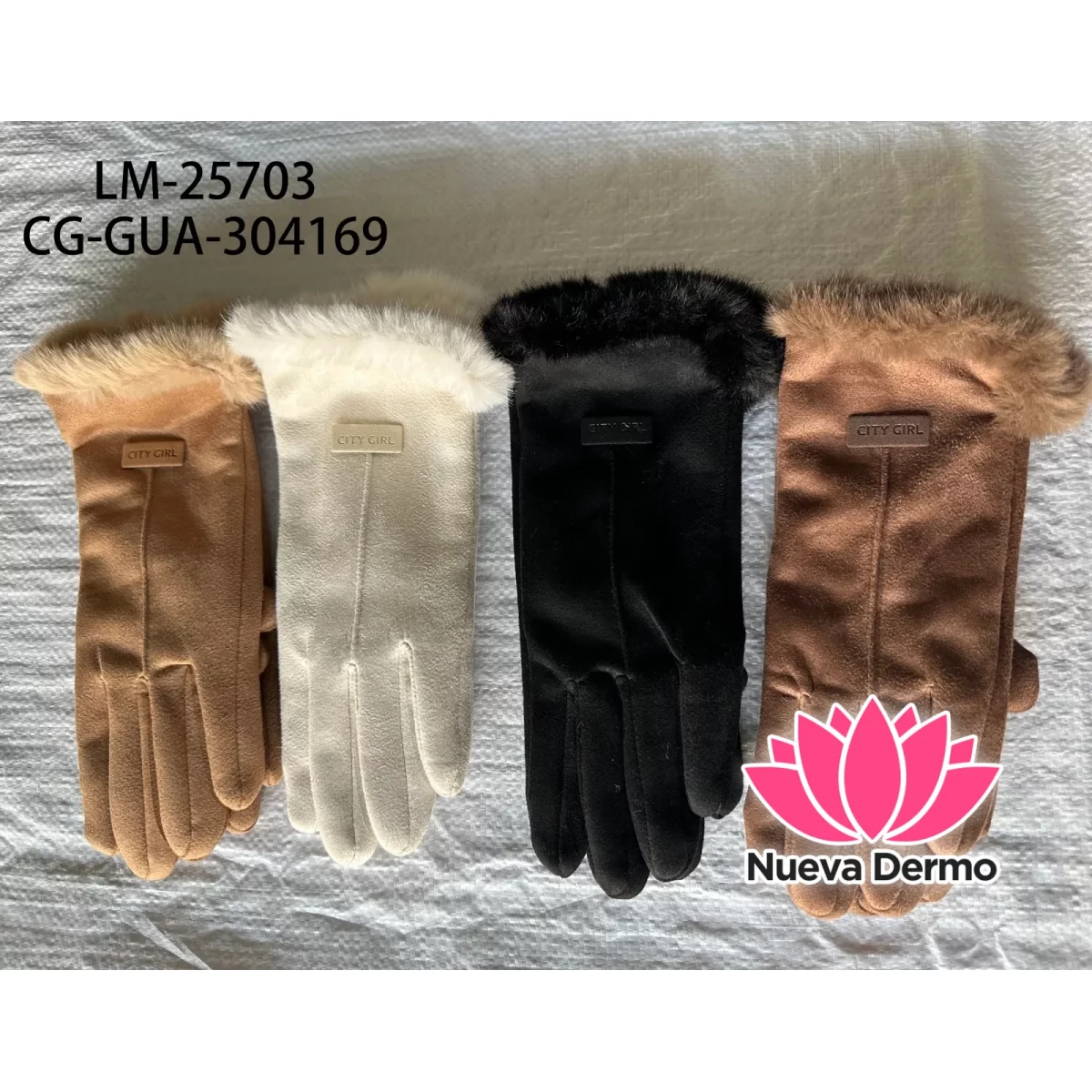 GUANTES DE GAMUZA