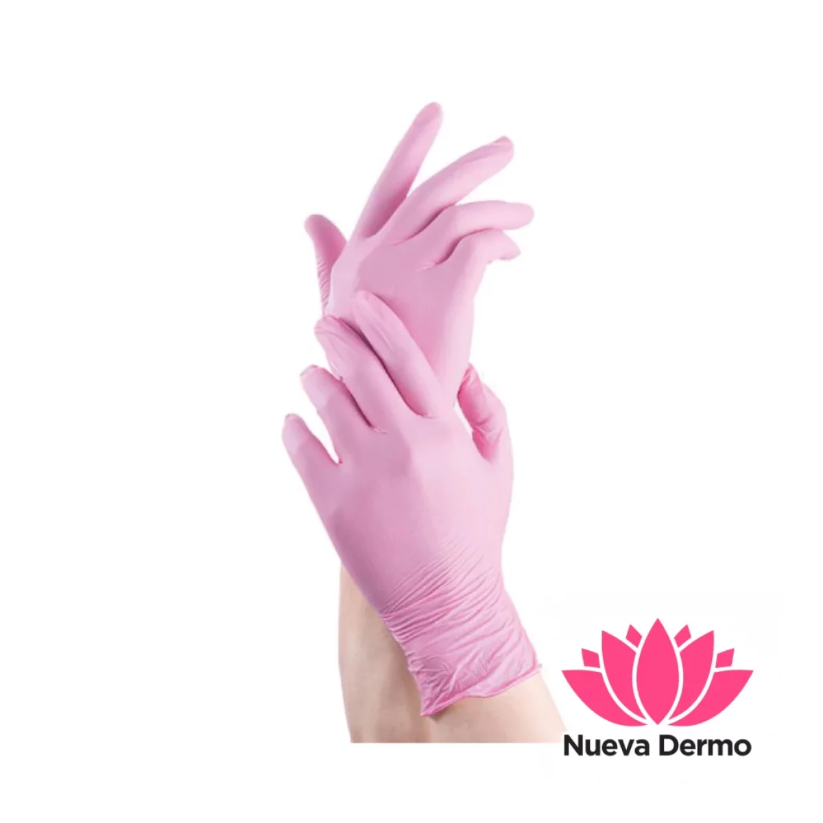 Guantes de Nitrilo Rosa
