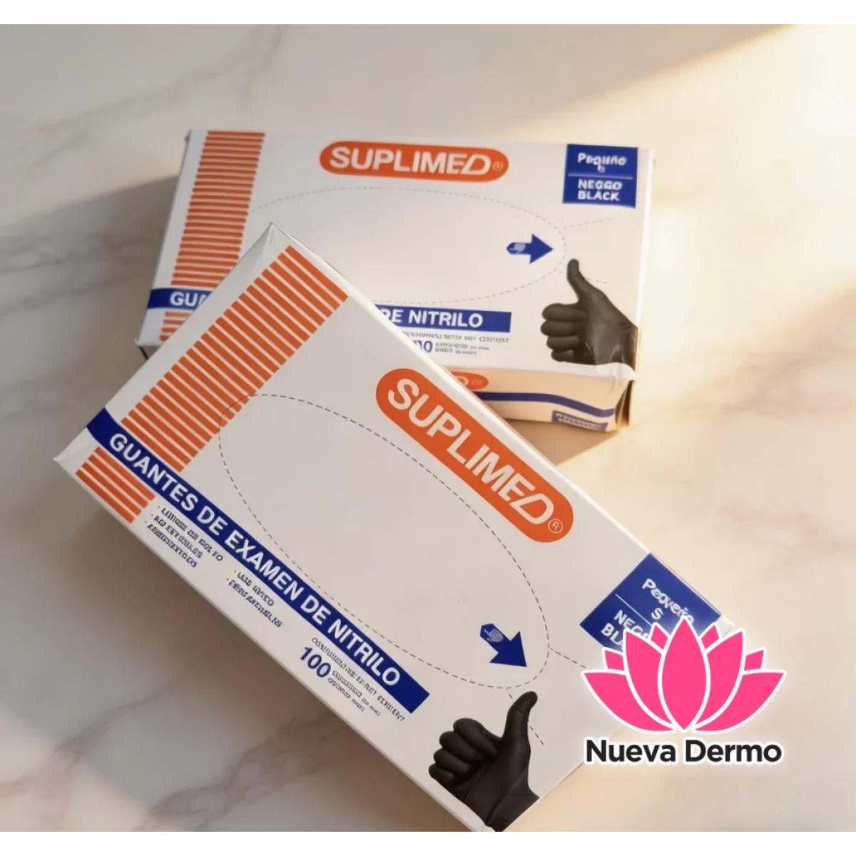 Guantes Nitrilo Caja X 100PCS Talle S