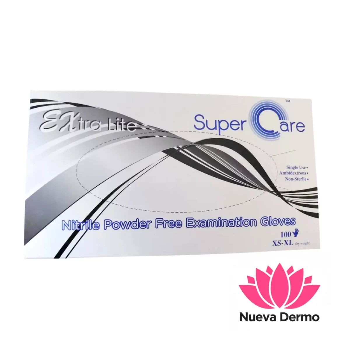 GUANTES NITRILO COLOR NEGRO TALLE S