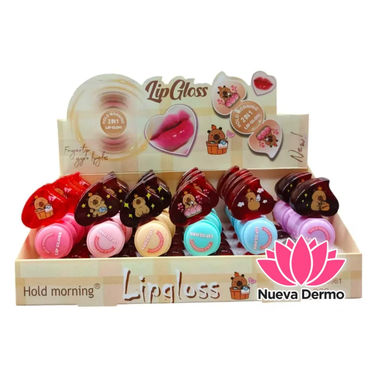 HOLD MORNING LIP GLOSS SPINER X2