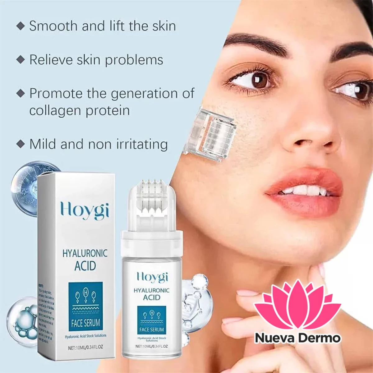 HYALURONIC acid microneedling serum anti-Wrinkle (HOYGI)