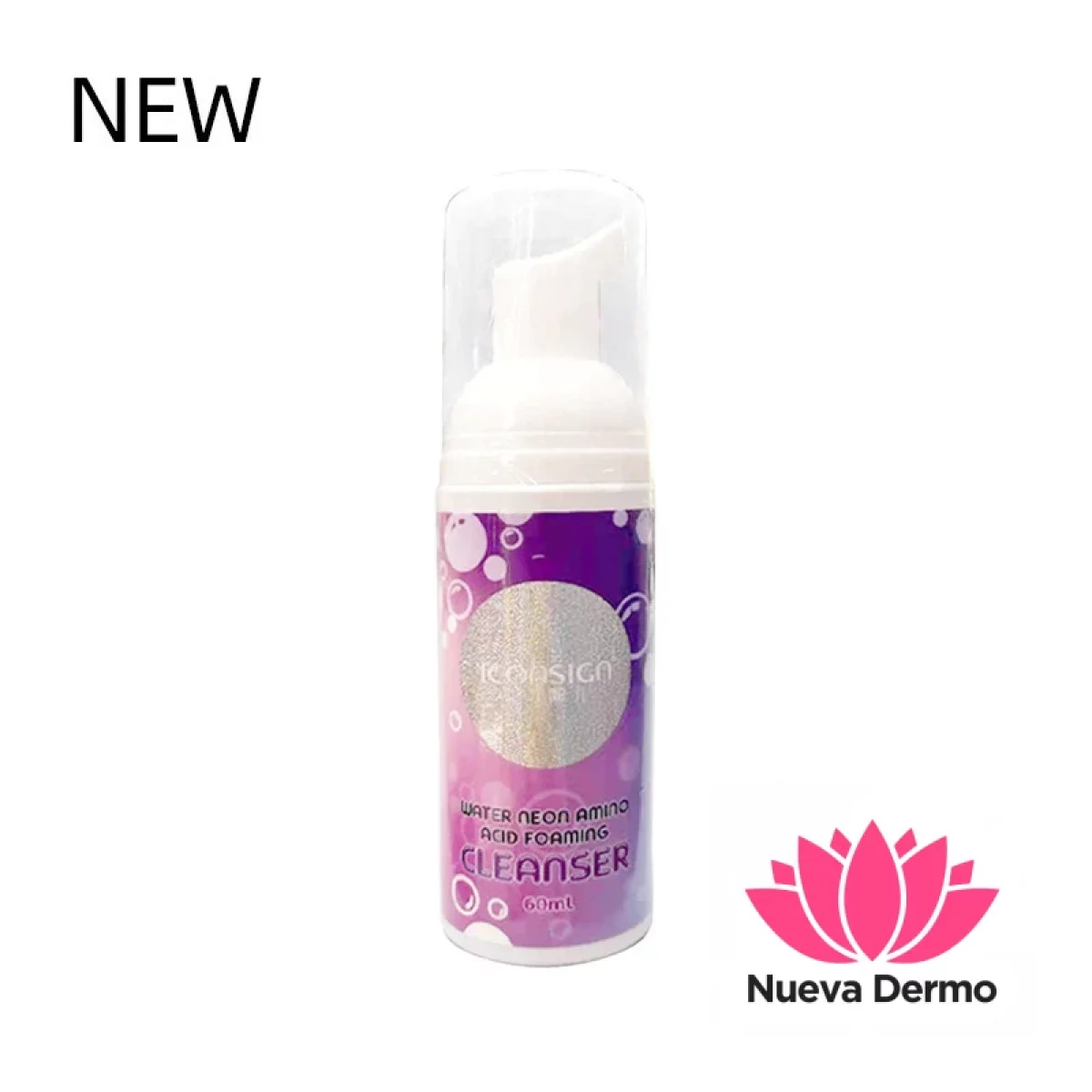 ICONSIGN CLEANSER WATER NEON AMINO ACID FOAMING 60ML SHAMPO IRA-006 MG-XY42 6933920500470