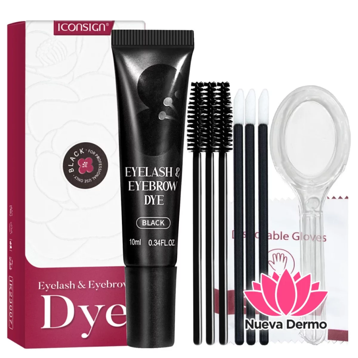ICONSIGN EYELASH /EYEBROW DYE TINT COLOR MG-XY21*6933920503402 6933920503389