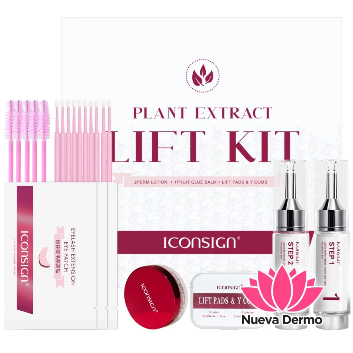 ICONSIGN PLANT EXTRACT LIFT KIT 2PERM LOTION IK22009 MG-XY16 6933920503303