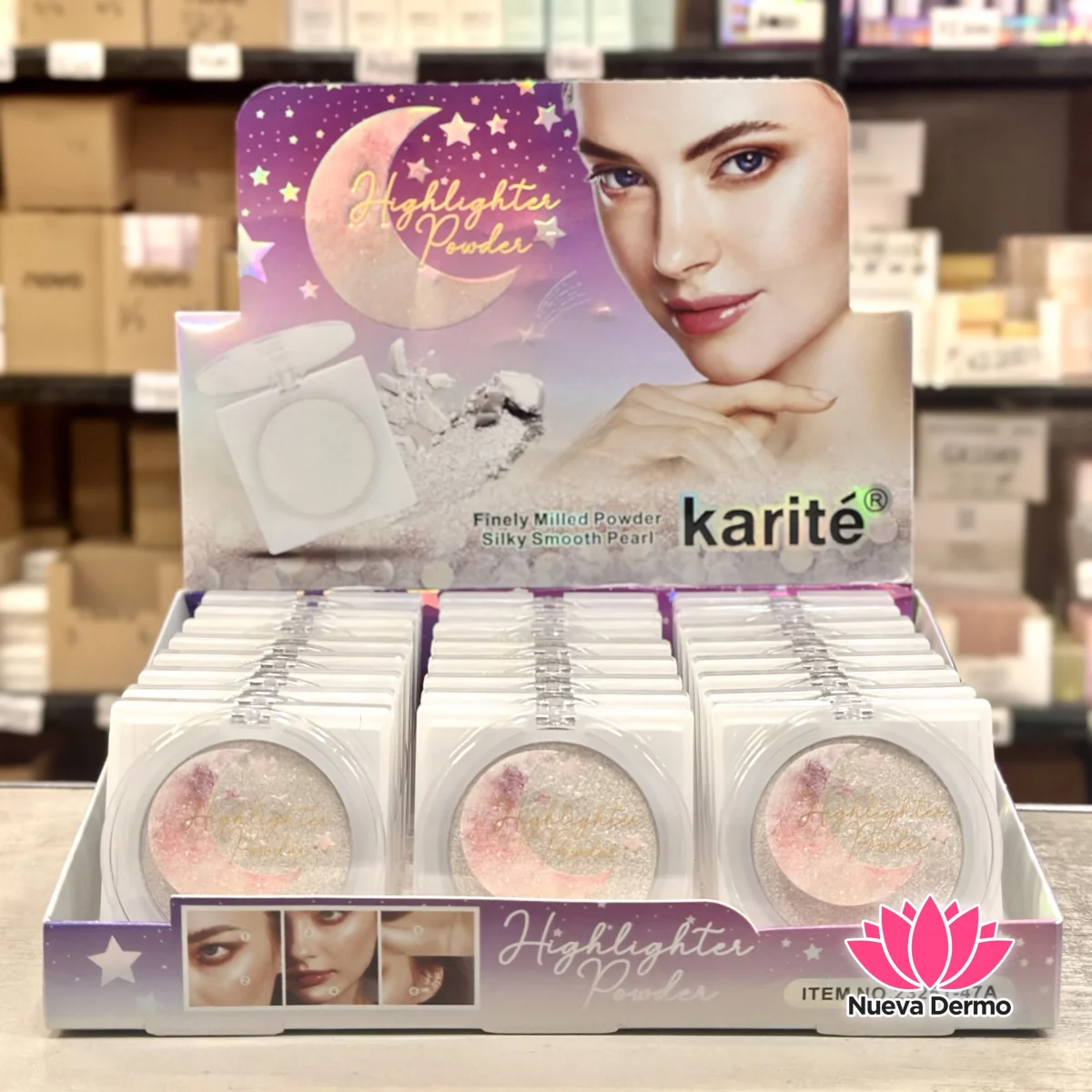 Iluminador brillo Diamond paleta Karite #23251-47A