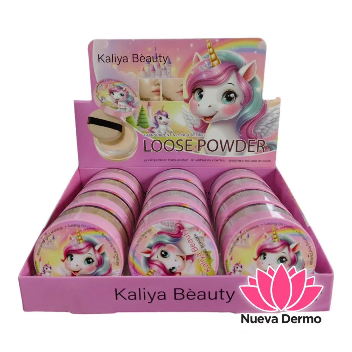 Kaliya Beauty loose powder polvo translucido 6972598193256 no.1815