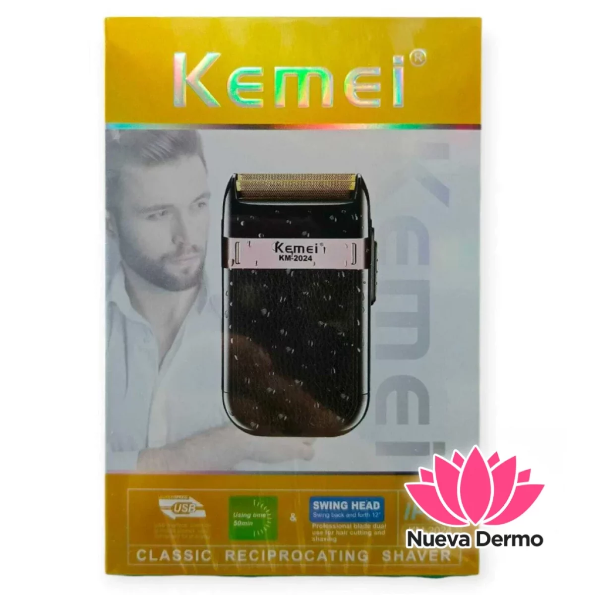 KEMEI Classic Reciprocating Shaver KM-2024